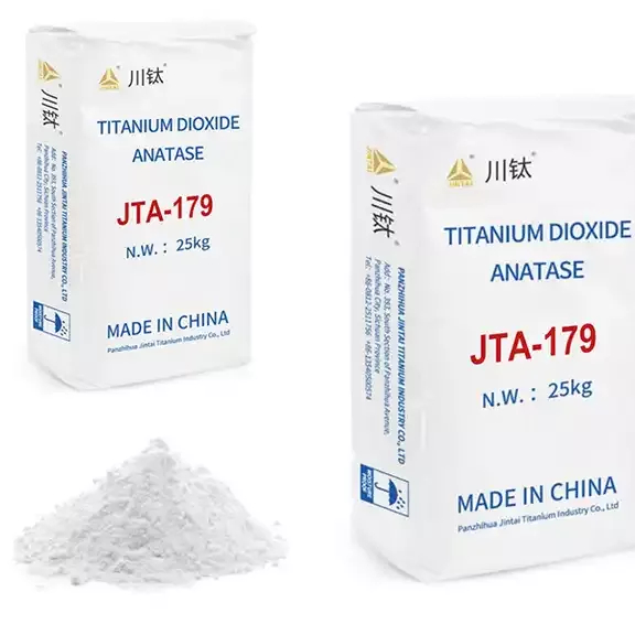 Sampel Gratis Kelas Industri Tio2 Titanium Dioxide Anatase 25Kg